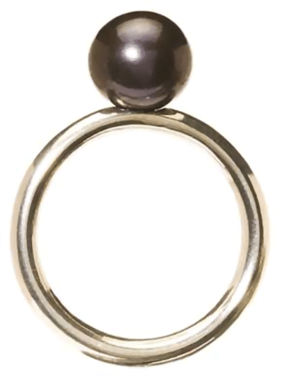 Bild von Trollbeads  Ring  Perlenring schwarz R5108  Auslaufartikel