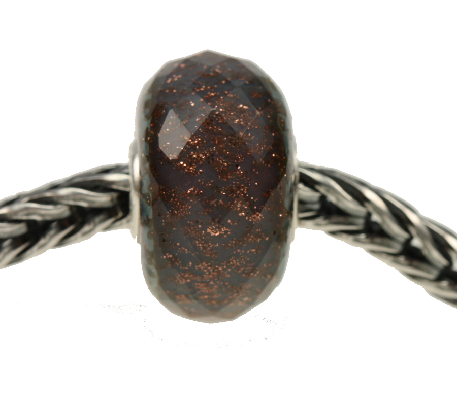 Bild von Troll Agate 255 TROLLBEADS  DAY 2022 Original Abbildung TGLBE-30086 "mit Einkaufwagen Chip am Schlüsselanhänger"