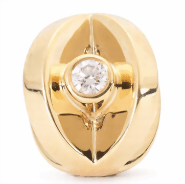 Bild von Ja! Bead   TAUBE-00089 / 750/er Gold - 0,08ct  tw.vvs. Brill. 