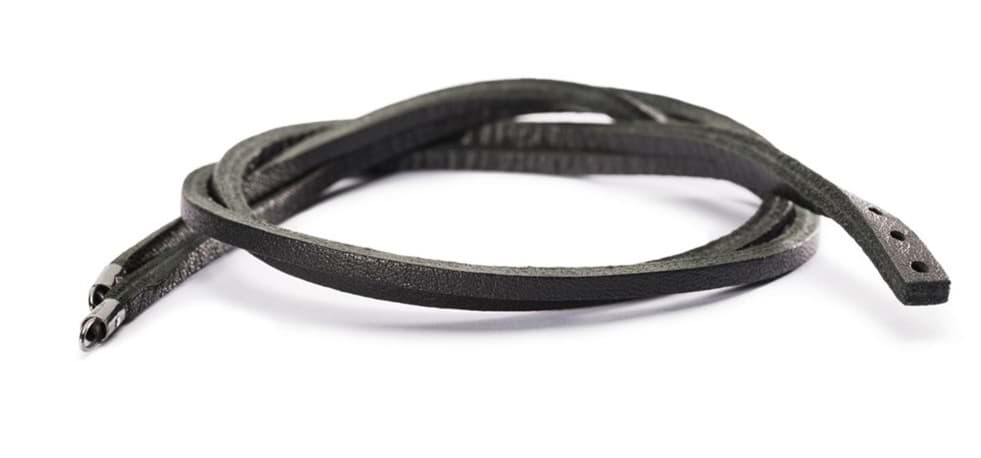 Bild von Leder Armband - Schwarz   TLEBR-0001/3  