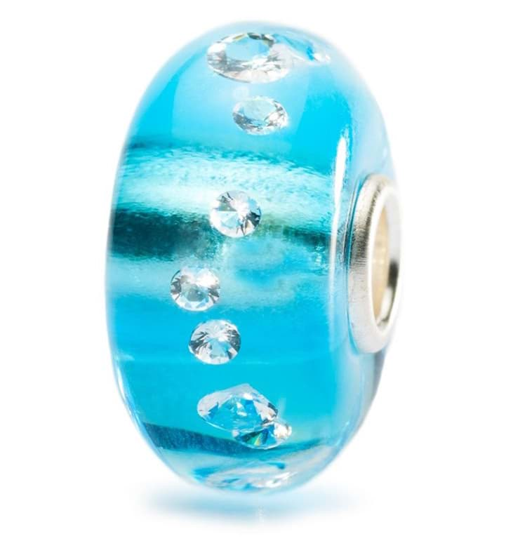 Bild von Diamanten Bead Eisblau TGLBE-00040 