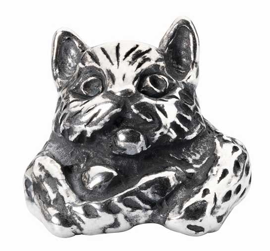 Bild von Trollbeads Anhänger Katze Kopf einzeln TAGPE-00053 