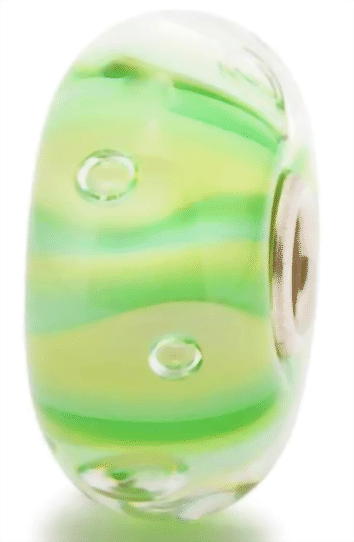 Bild von  Trollbeads Grün gestreiften Blasen TGLBE-10129   Retired 