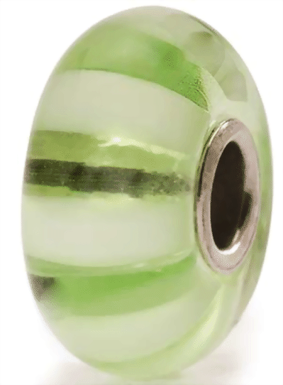 Bild von Trollbeads Hellgrüne Streifen TGLBE-10246  