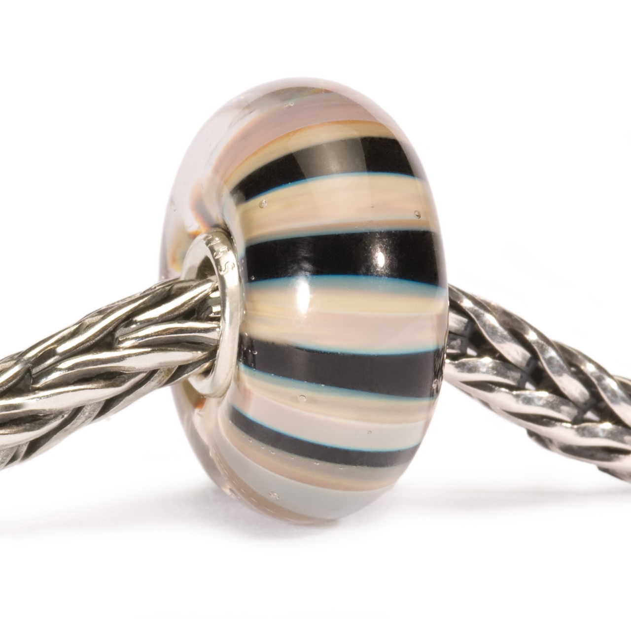 Bild von  Trollbeads Khaki-Streifen TGLBE-10253 / 61385  Retired  