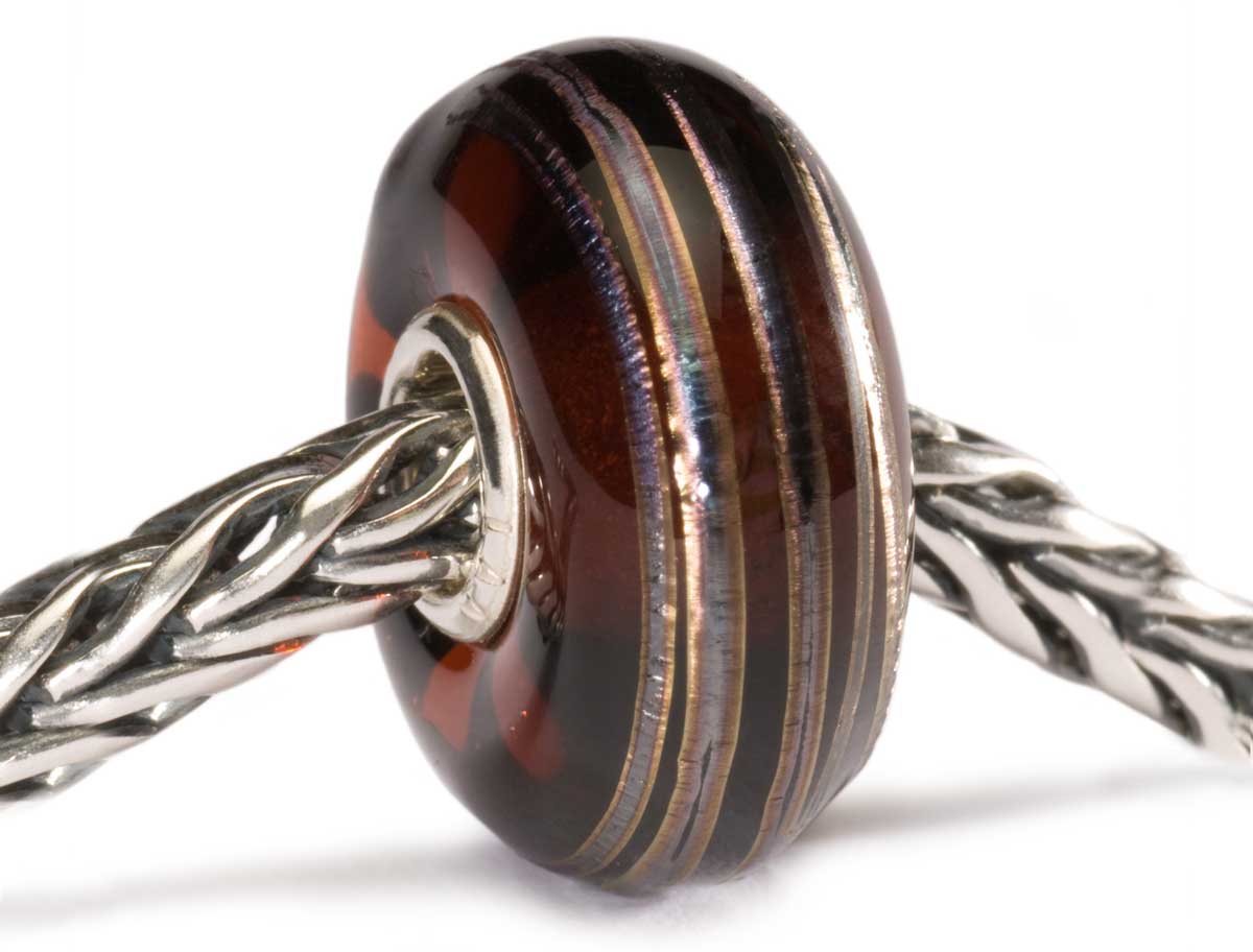 Bild von Trollbeads Goldener Faden, Braun TGLBE-10259  / 61394 Retired  