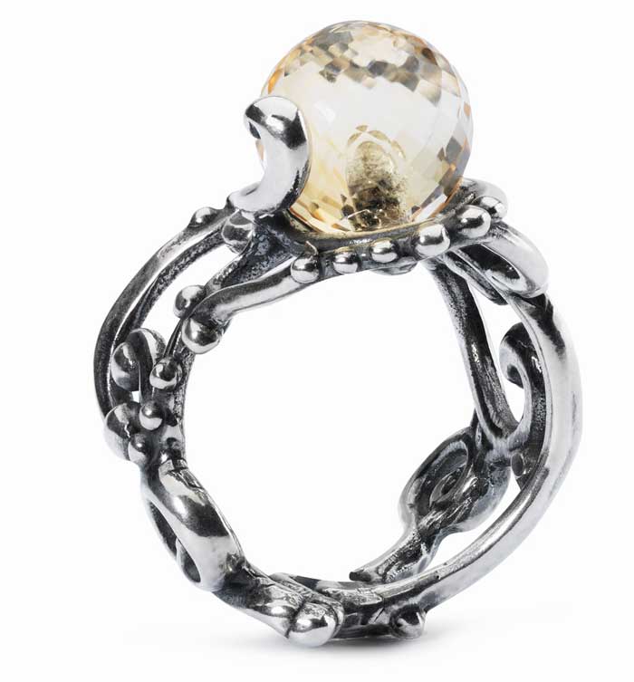 Bild von Trollbeads Citrin Facetten Ring TAGRI-000361 - 370