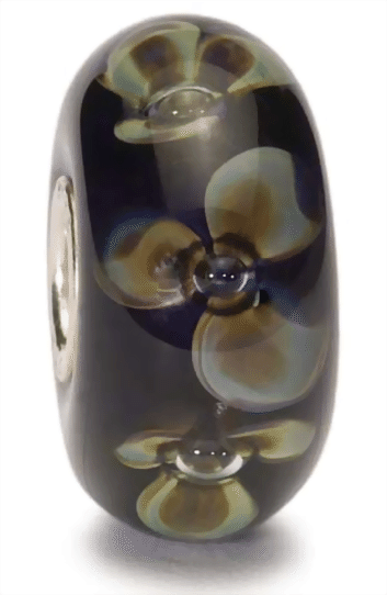 Bild von Trollbeads Blüten auf Indigo TGLBE-10078 / 61404 Retired  