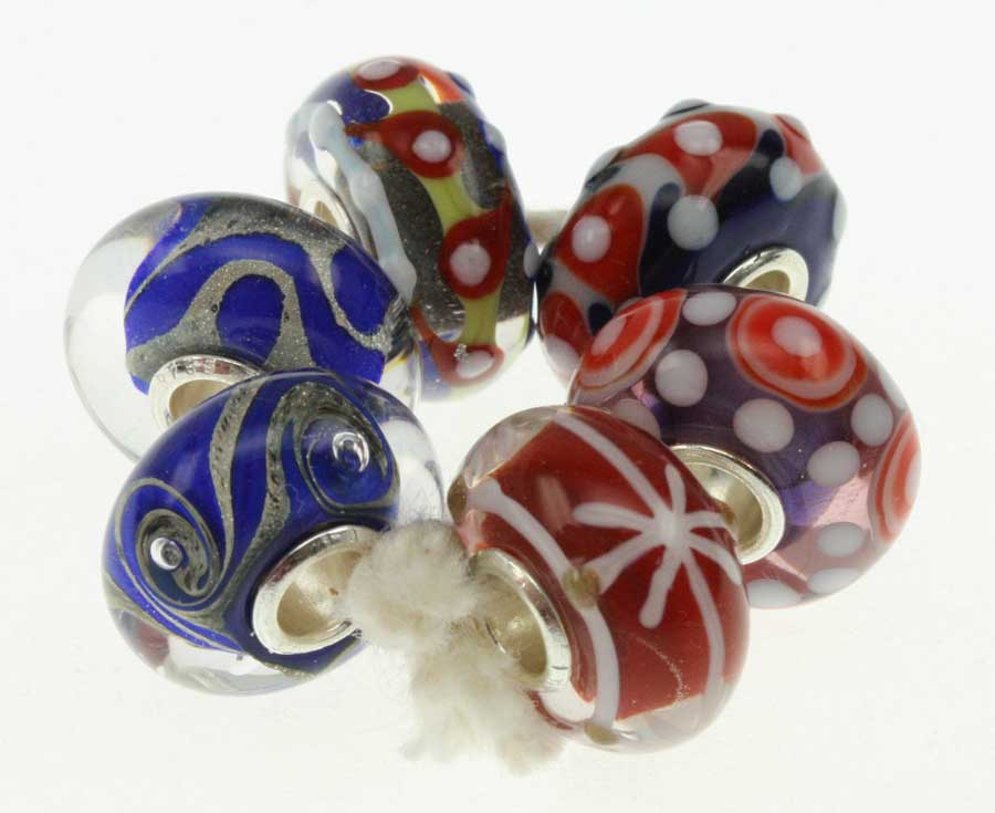 Bild von Trollbeads Farbenfohe Weihnachten Set 2 