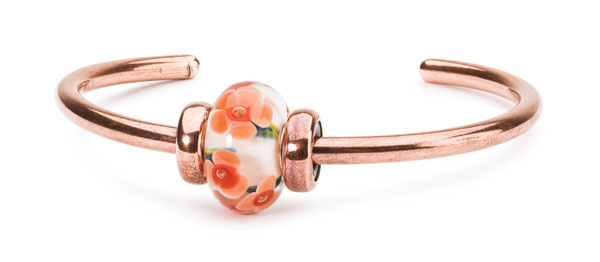 Bild von Trollbeads Kupfer Armspange „Mamma Mia"  Set Preis