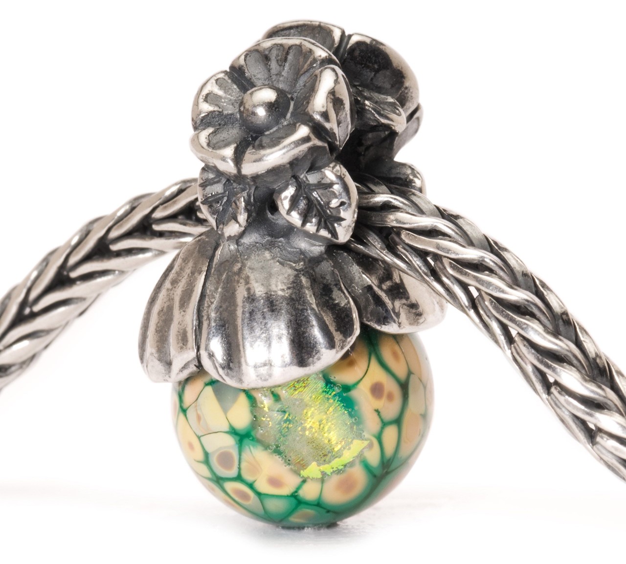 Bild von Trollbeads Vergissmeinnicht mit Knospe TAGBE-00106   