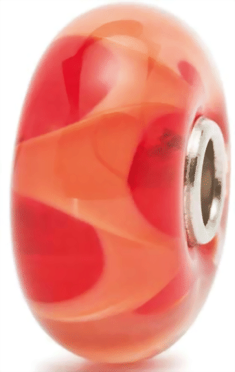 Bild von Trollbeads Korallenfarbene Welle TGLBE-10135 / 61450    Retired  