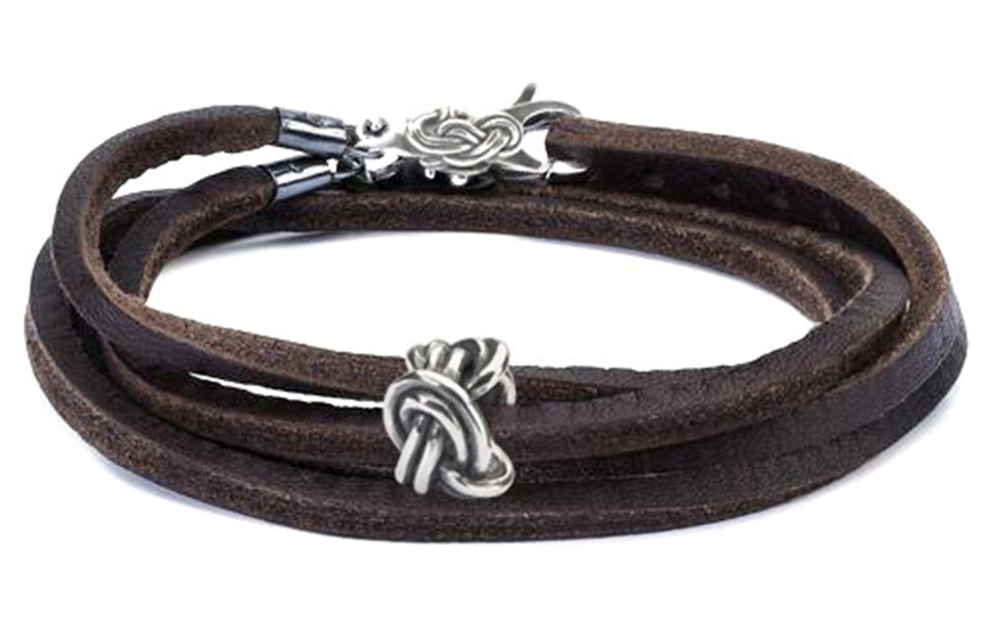 Bild von Trollbeads Liebesknoten Lederarmband